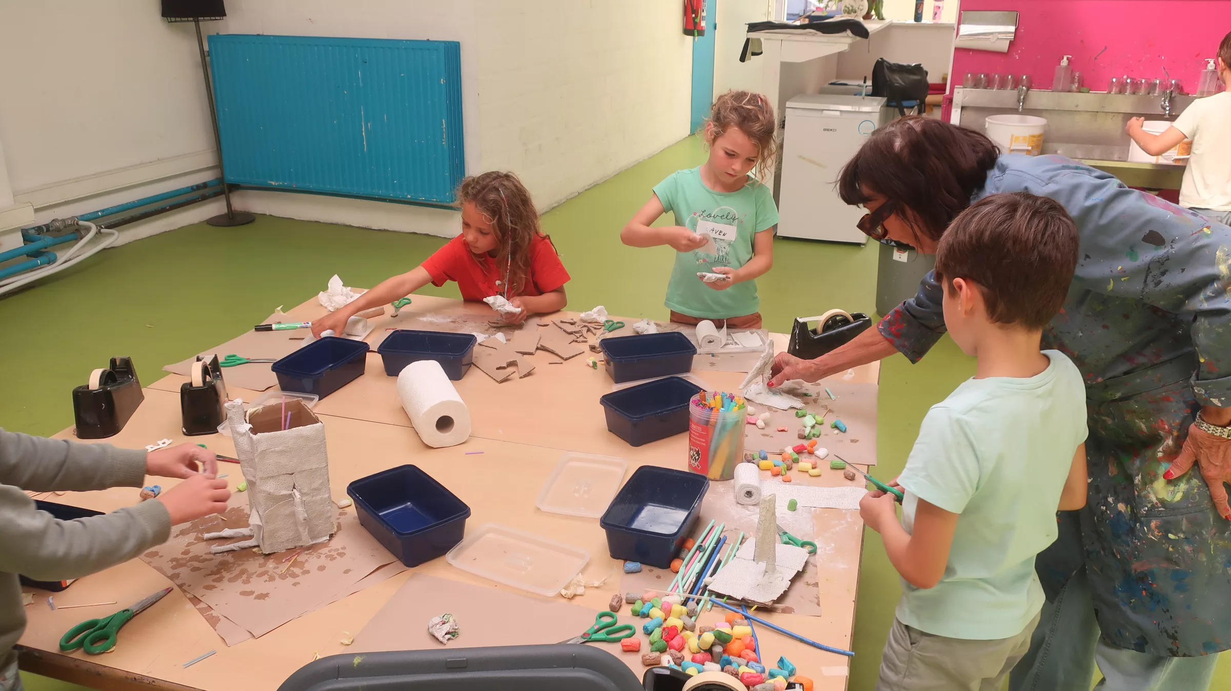 LABO 6-9 jarigen : Gips in het rond