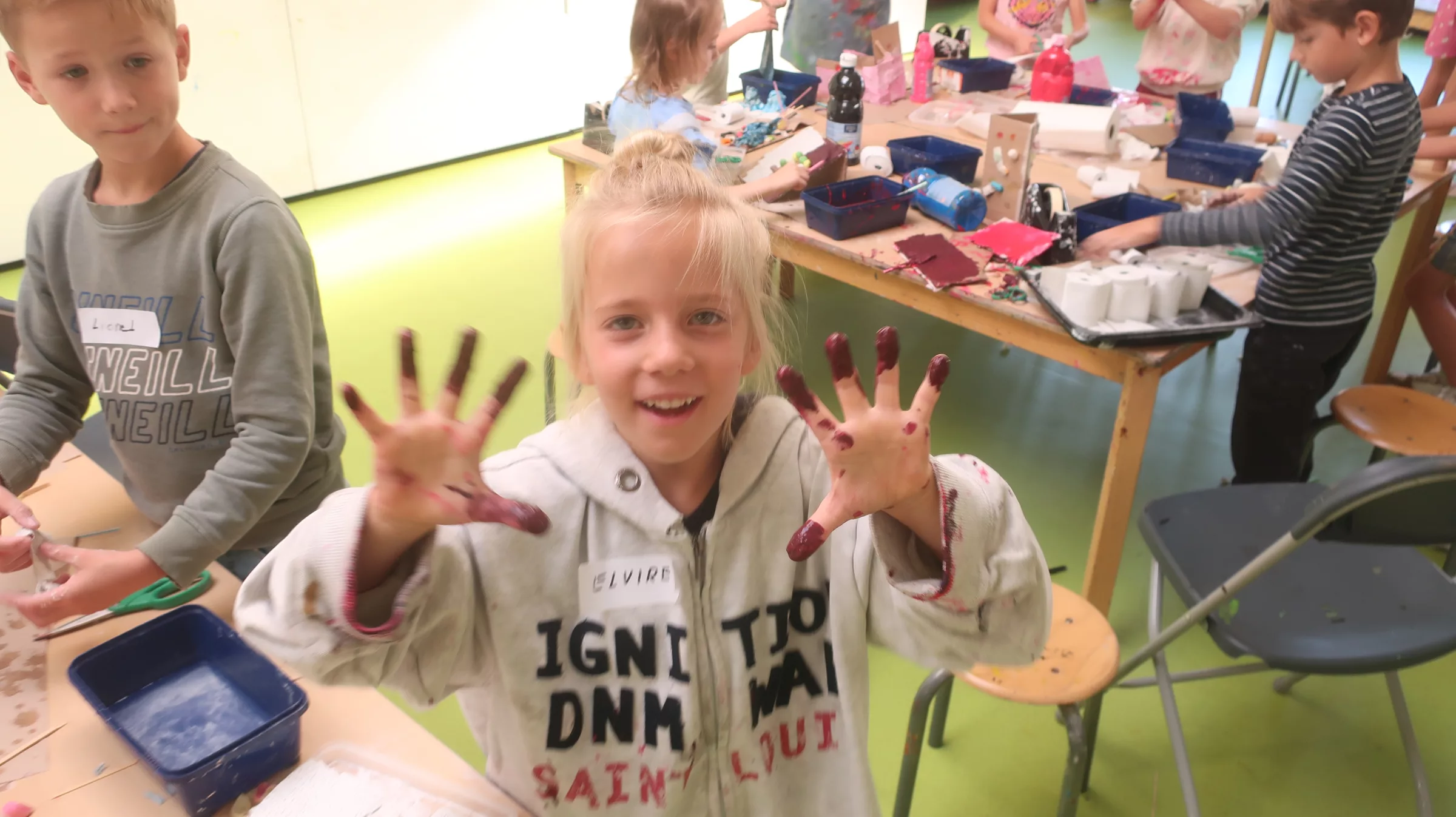 LABO 6-9 jarigen : Gips in het rond