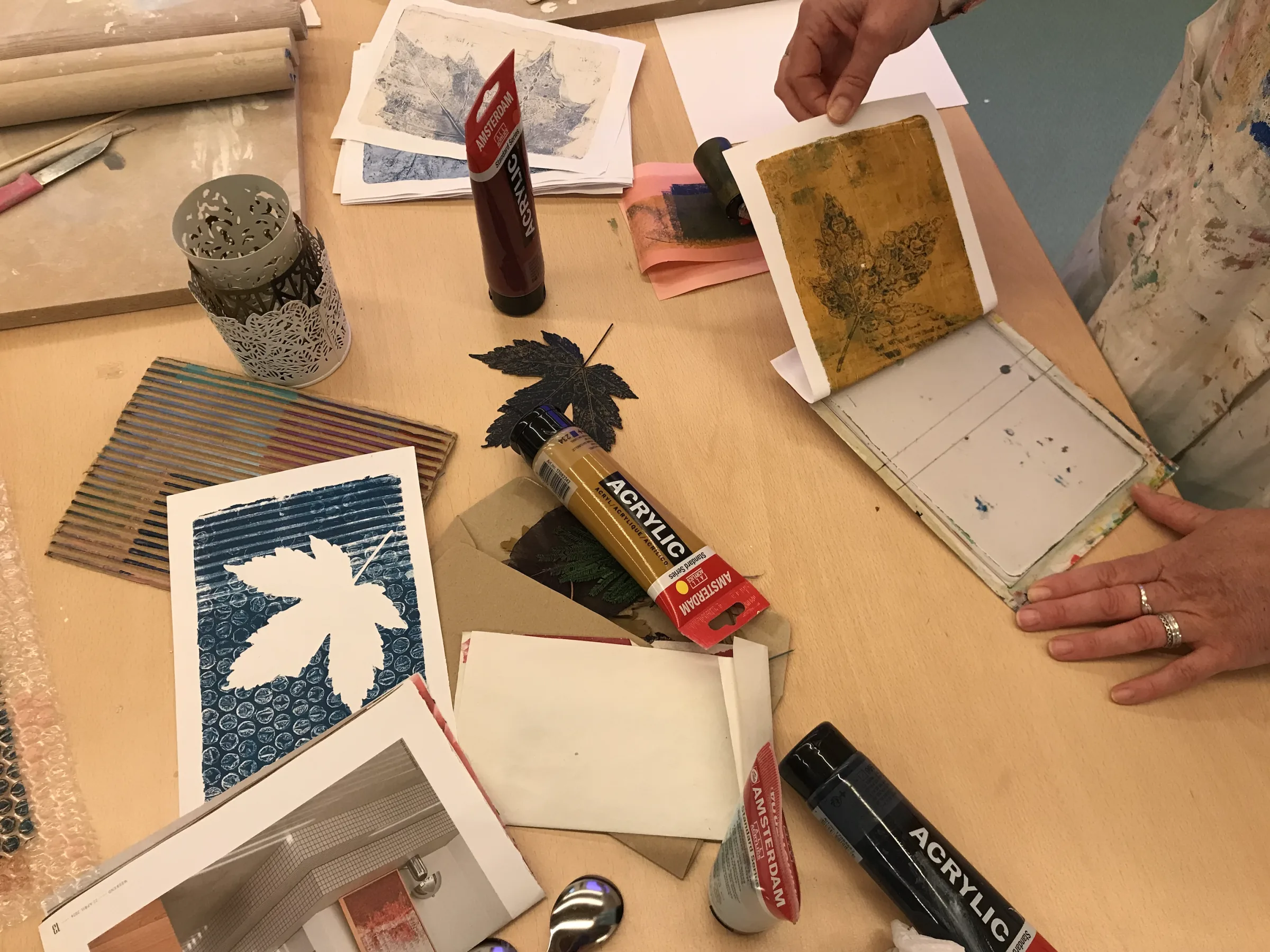 LABO Volwassenen : Botanical gelprint