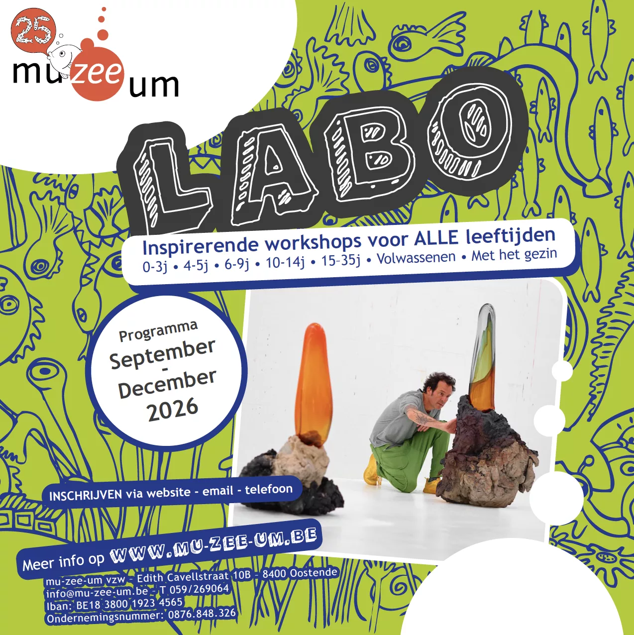 De nieuwe LABO-folder september - december 2026 is er! 