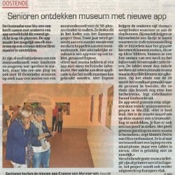 Senioren ontdekken museum met nieuwe app