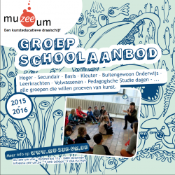 Nieuwe GROEP-brochure Schooljaar 2015-2016