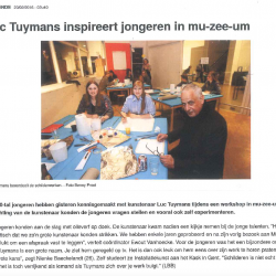 Luc Tuymans inspireert jongeren in mu-zee-um